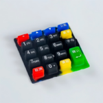 Color-Sprayed-Coating-Rubber-keypad